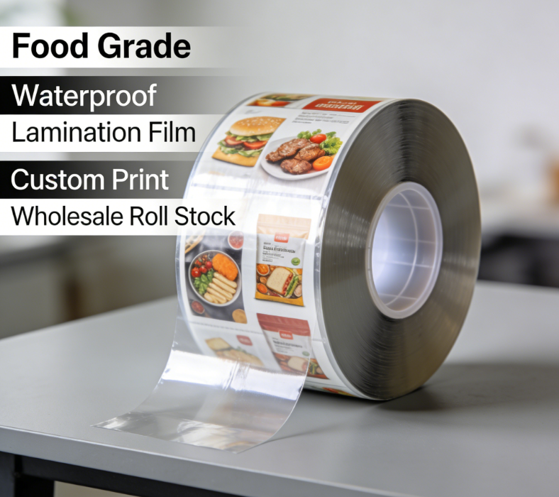 Film Laminasi BOPP Food Grade Roll Film Kemasan Fleksibel Cetak Kustom