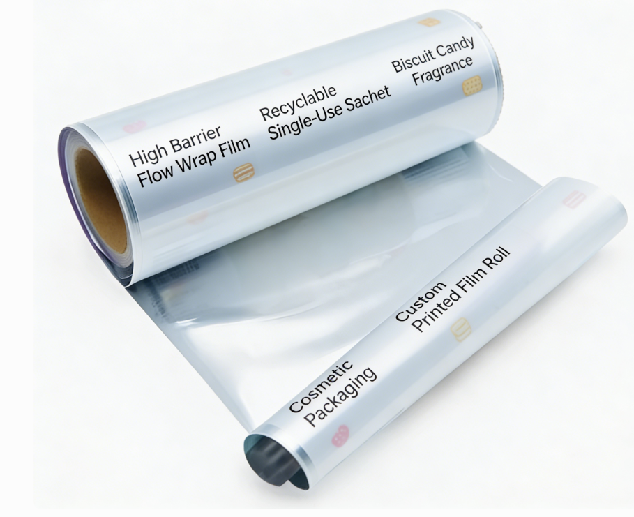 Film Laminasi BOPP Food Grade Roll Film Kemasan Fleksibel Cetak Kustom